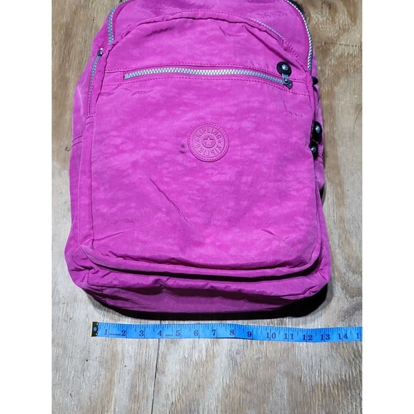 kipling seoul backpack Pink Laptop Padded Shoulder Strap  Coated Nylon main image 7
